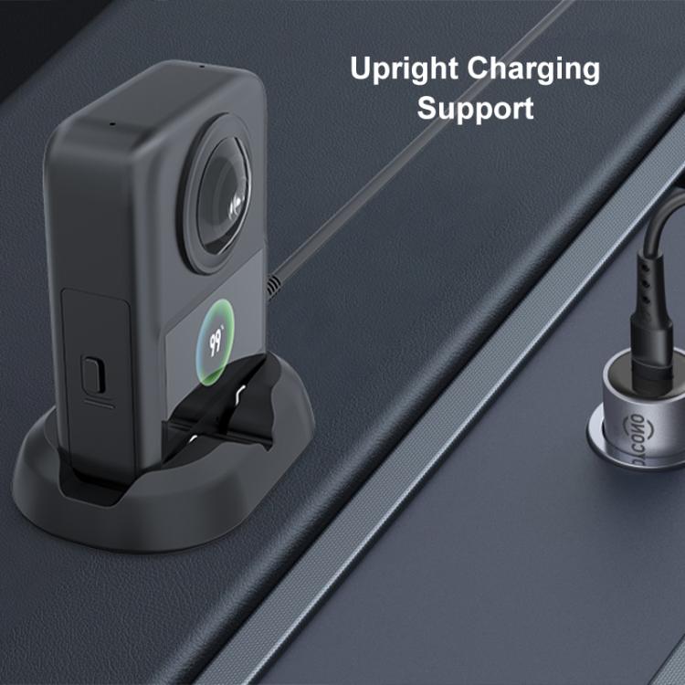 For DJI Osmo 360 PULUZ Car Silicone Base Stand, Car Silicone Base