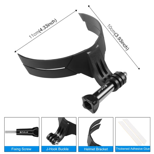 PULUZ Bending Action Camera Motorcycle Helmet Chin Mount