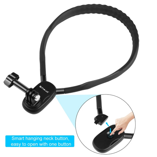 Support de cou paresseux PULUZ pour caméras d'action GoPro, Support de point de vue (POV)