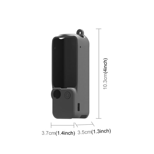 Pour DJI OSMO Pocket 3 PULUZ Kit étui de protection en silicone 3 en 1, Étui en silicone blanc, Étui en silicone noir, Étui en silicone rouge