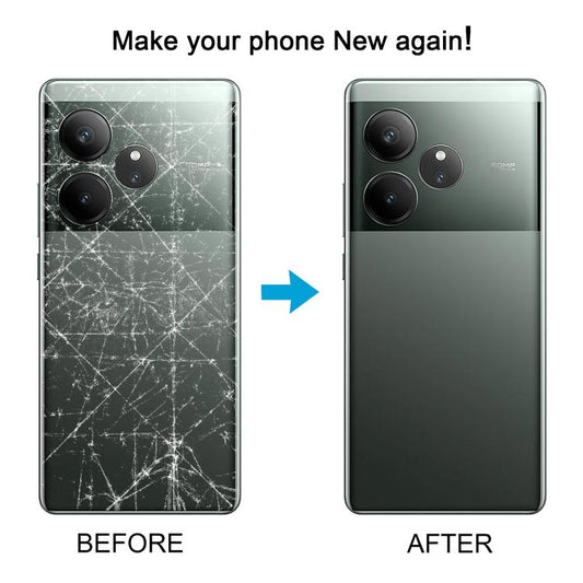 For Realme GT 6T Original Back Cover with Camera Lens Cover