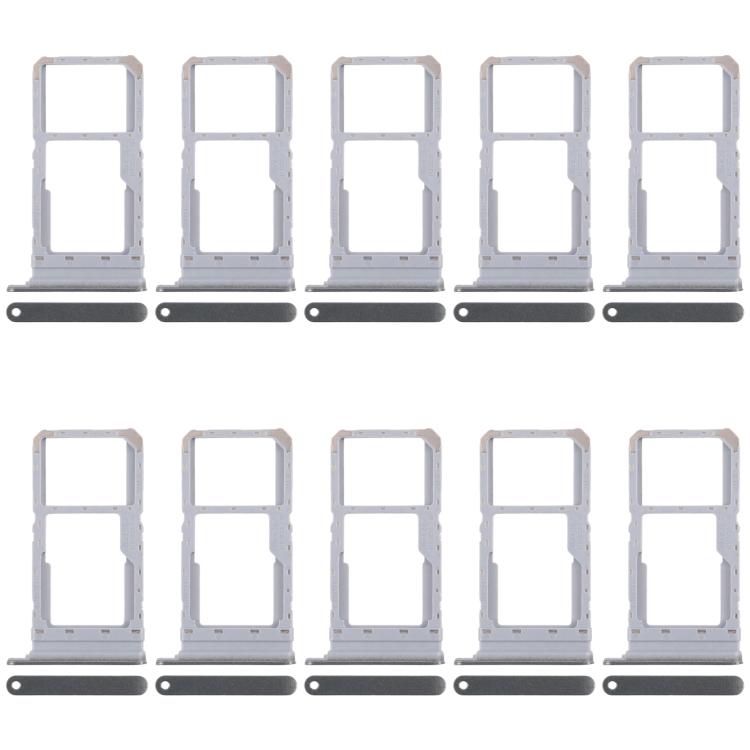 For Realme 12x India 5G RMX3998 10pcs Original SIM Card Tray + SIM Card Tray / Micro SD Card Tray