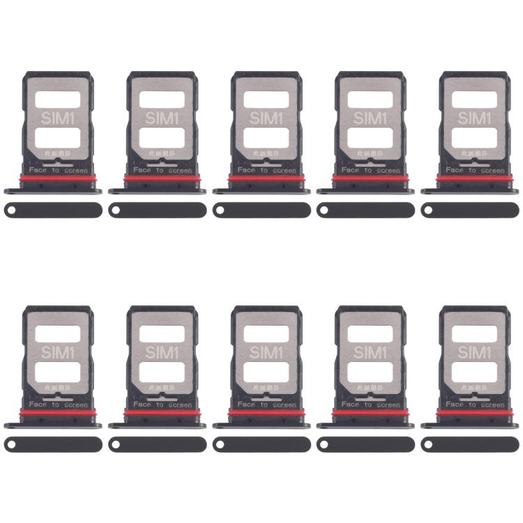 For Xiaomi Poco F6 Pro 10pcs SIM Card Tray + SIM Card Tray