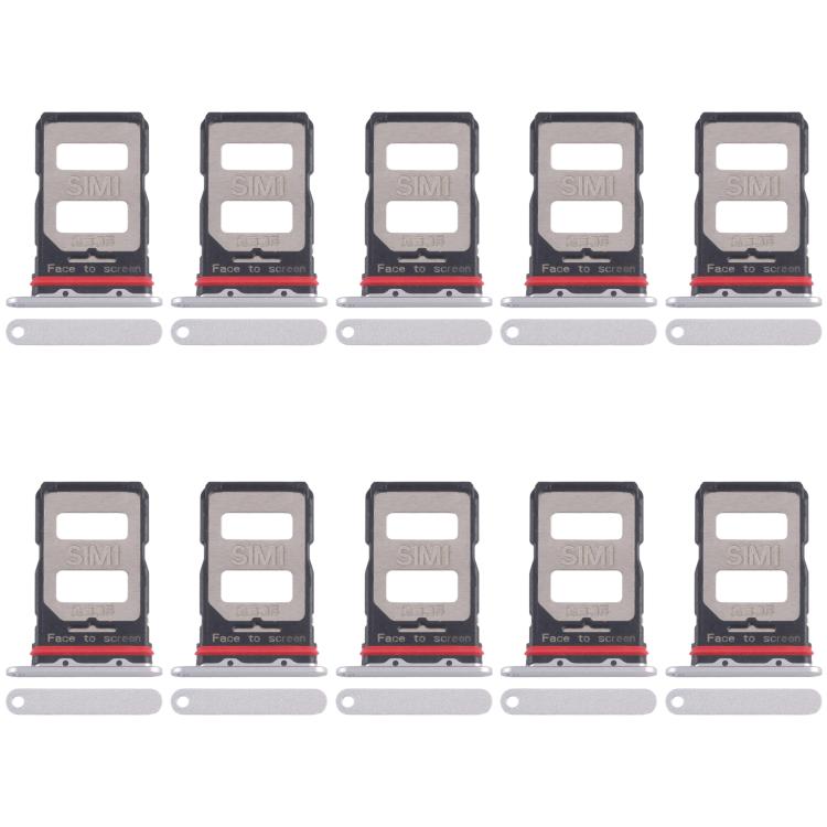 For Xiaomi Poco F6 Pro 10pcs SIM Card Tray + SIM Card Tray