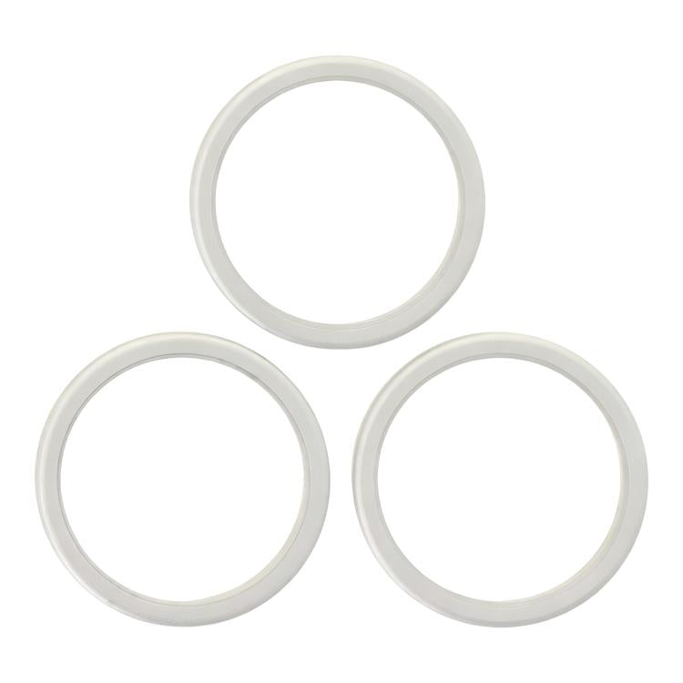 Pour iPhone 17 Pro Max / 17 Pro, lot de 3 anneaux de protection en métal pour objectif de caméra arrière, pour iPhone 17 Pro / 17 Pro Max