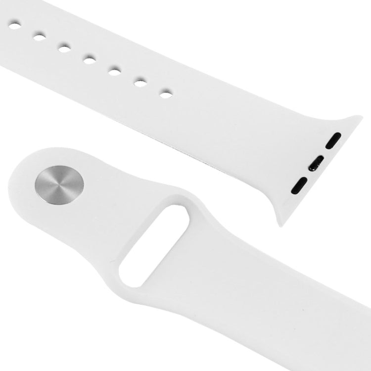 For Apple Watch Sport 38mm High-performance Rubber Sport Watch Band with Pin-and-tuck Closure