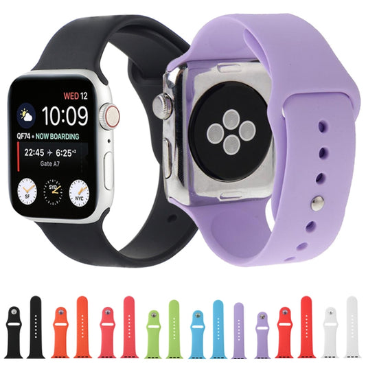 For Apple Watch Sport 42mm High-performance Rubber Sport Watch Band with Pin-and-tuck Closure