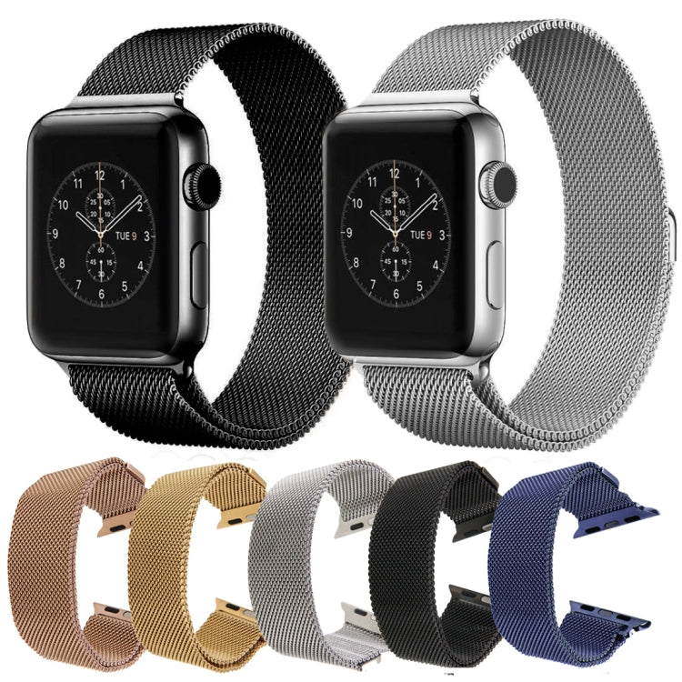 Pour bracelet milanais magnétique en acier inoxydable Apple Watch 38mm, Pour Apple Watch 42mm / 41mm / 40mm / 38mm