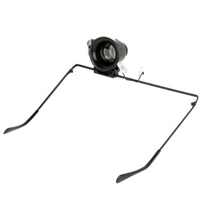 20X Glasses Type Watch Repair Magnifier With LED Light, Single