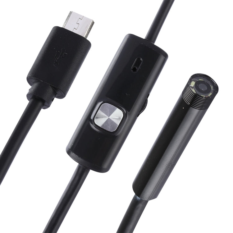 Waterproof Micro USB Endoscope Snake Tube Inspection Camera with 6 LED for OTG Android Phone, Length: 5m, Lens Diameter: 7mm, 7mm