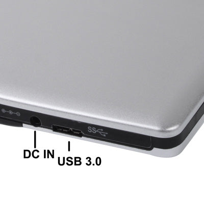 USB 3.0 Aluminum Alloy Portable DVD / CD Rewritable Blu-ray Drive for 12.7mm SATA ODD / HDD, Plug and Play, Blu-ray Drive (Silver), Blu-ray Drive (Red)