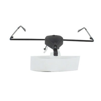 1.5X / 2.5X / 3.5X Magnifier Glasses with LED Light, 3 Lens 1.5X-3.5X (Black)