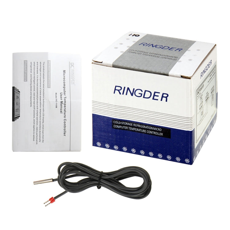 RC-110M Digital LCD Temperature Controller Thermocouple Thermostat Regulator with Sensor Termometer, Temperature Range: -40 to 110 Degrees Celsius
