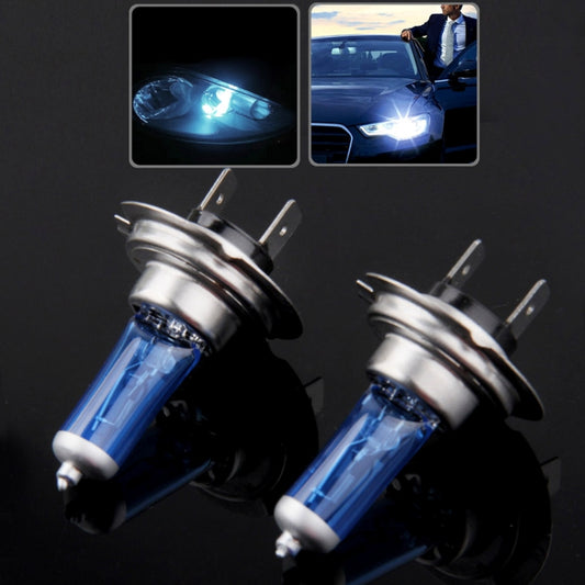 Ampoule halogène, ampoule de phare de voiture super blanche, 12 V / 55W, 6000K 1700 LM (paire), H7, H11, H1, H4, 9005, 9006