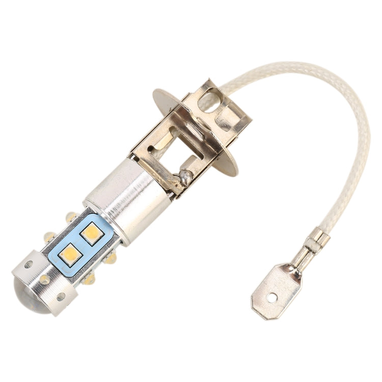 H3 50W 600LM 5500K White Light 10 SMD-2828-LEDs Car Foglight , Constant Current , DC12-24V, H3