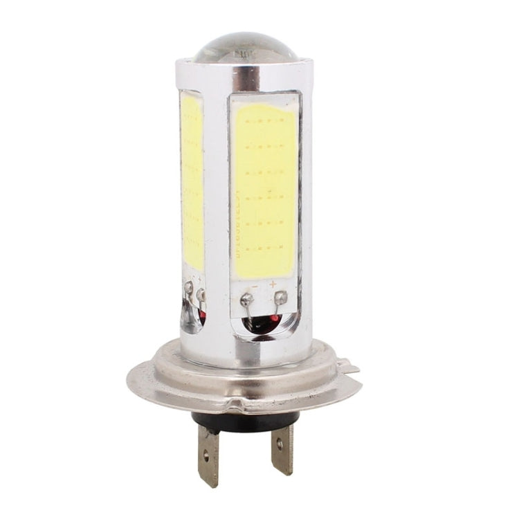 2PCS H7 1250LM 20W + 5W 5 x COB LED White Light Car Front Fog Lamp Bulb, DC 12V, H7