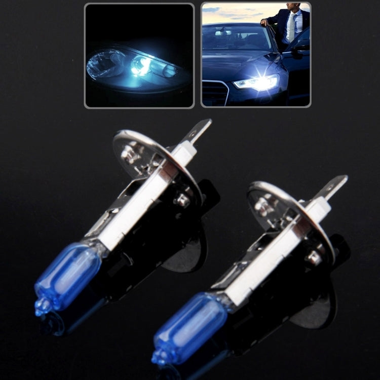 H1 Super White Xenon Bulbs, DC12V 100W 6000K 2400LM, KOBO H1, DC12V 100W 6000K