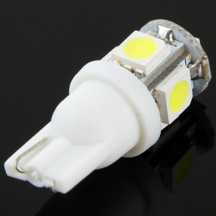 T10 5 LED 5050 SMD Car Signal Light Bulb, Pair, Pair, Green