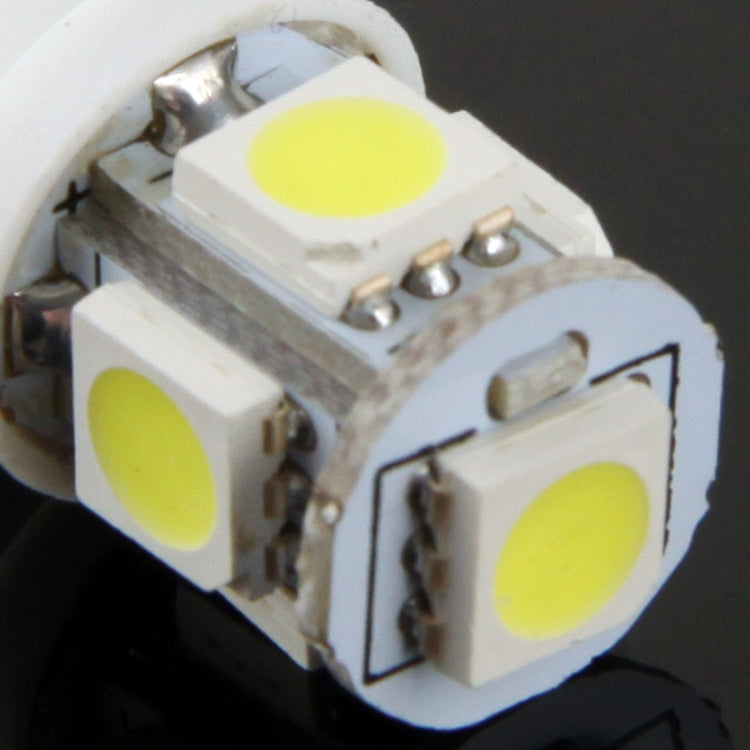 T10 5 LED 5050 SMD Car Signal Light Bulb, Pair, Pair, Green