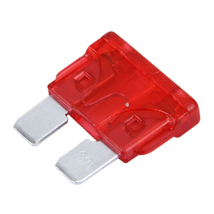 100 PCS Auto Mini Blade Fuse (30A) , DC 12V, 10A Red, 20A