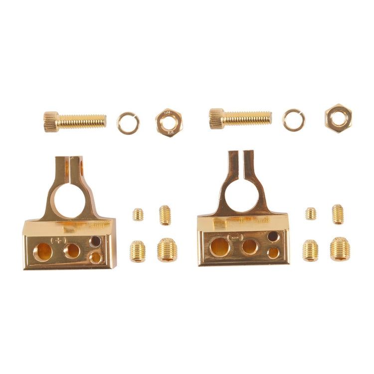 Positive & Negative Set 0 / 4 / 8 AWG Car Battery Terminals, 0 / 4 / 8 AWG, 0 / 4 / 8 AWG (Silver)