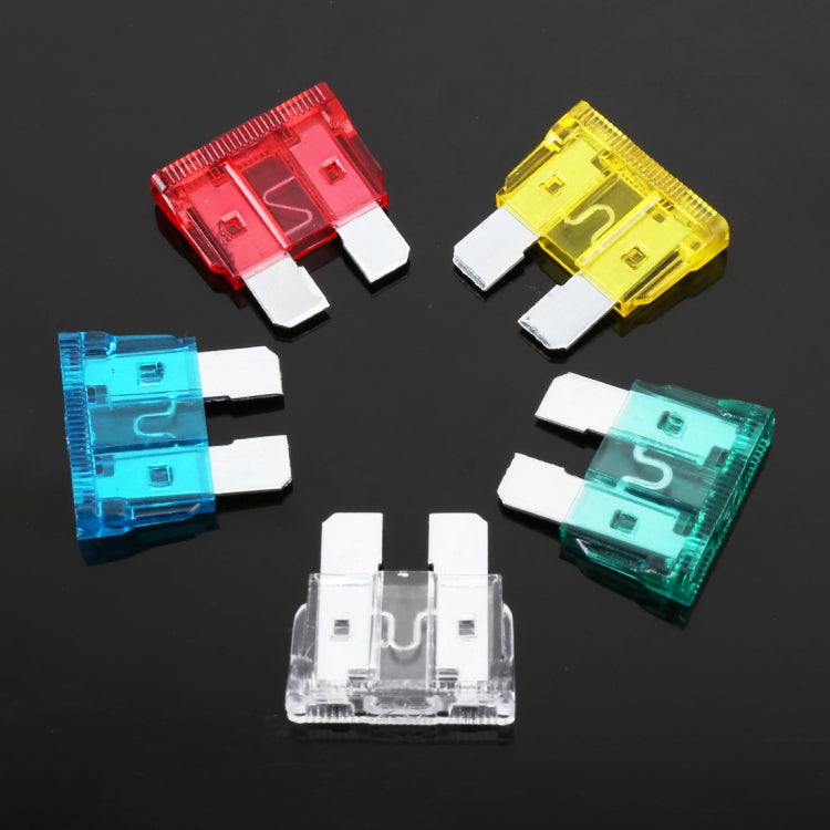 50 PCS 10A / 15A / 20A / 25A / 30A Blade Fuses Set for Car Vehicle, 50 PCS