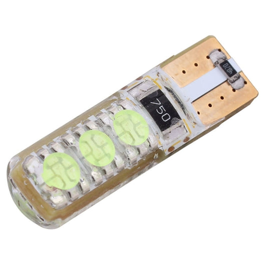 10 PCS T10 3W 300LM Silicone 6 LED SMD 5050 Car Clearance Lights Lamp, DC 12V, 6 LED SMD 5050, 6 SMD 5050 LEDs, 6 SMD 5050 LEDs
