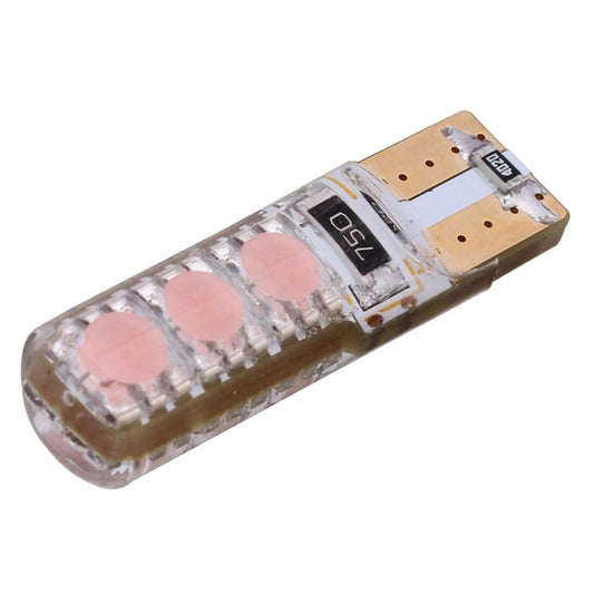 10 PCS T10 3W 300LM Silicone 6 LED SMD 5050 Car Clearance Lights Lamp, DC 12V, 6 LED SMD 5050, 6 SMD 5050 LEDs, 6 SMD 5050 LEDs
