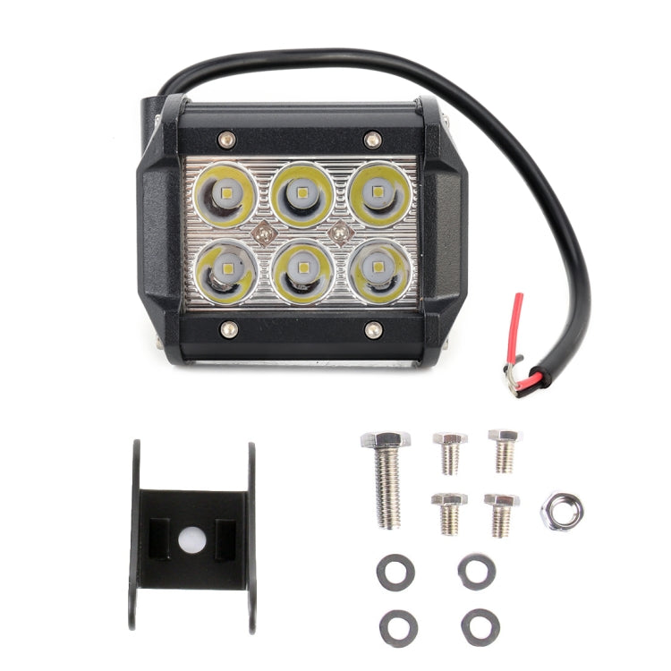 18W CREE 6 LED White Light Condenser Engineering Lamp / Waterproof IP67 SUVs Light, DC 10-30V, 6 LED