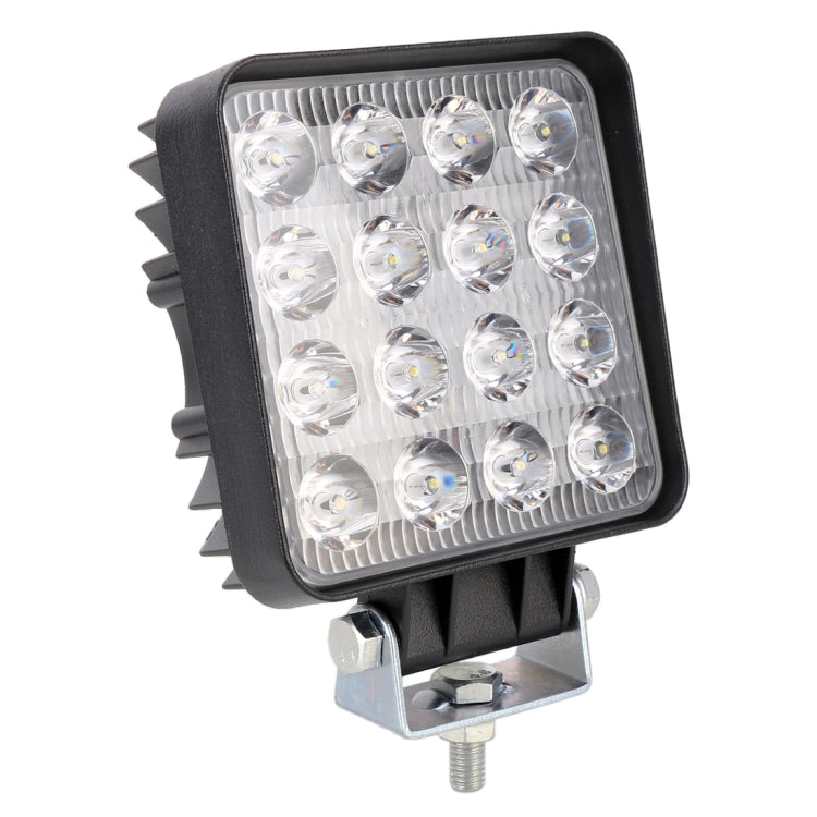 48W Bridgelux 4000lm 16 LED White Light Condenser Engineering Lamp / Waterproof IP67 SUVs Light, DC 10-30V, Condenser