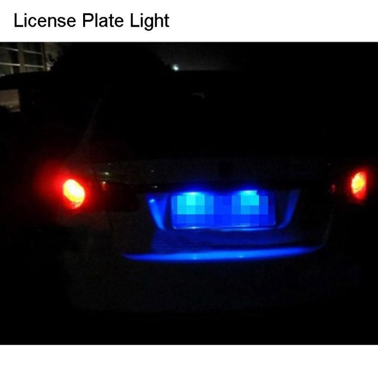 2 PCS T10 2W 120-140LM 6 LED Ice Blue 5050 LED Brake Light for Vehicles, DC12V, 6 5050 LEDs, 6 LED 5050 LEDs, 6 5050 LEDs