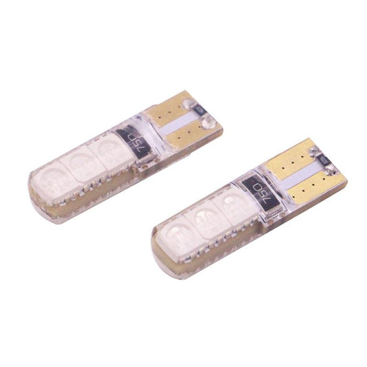 2 PCS T10 2W 120-140LM 6 LED Ice Blue 5050 LED Brake Light for Vehicles, DC12V, 6 LED 5050 LEDs, 6 5050 LEDs, 6 5050 LEDs