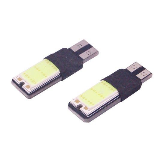 2 PCS T10 3W 160-180LM 2 LED Ice Blue COB LED Decode Car Clearance Lights Lamp, DC12V, 2 LED COB LEDs, COB LEDs
