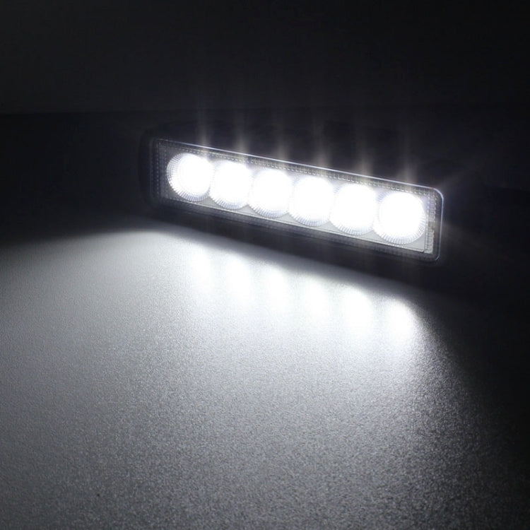 18W 1440LM Epistar 6 LED Car Work Lamp Bar Light Waterproof IP67, DC 10-30V, DC 10-30V, 1440LM