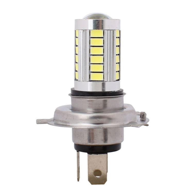 2 PCS H4 16.5W 990LM 6500K White Light 5630 SMD 33 LED Car Brake / Steering Light Bulb, DC12V, H4