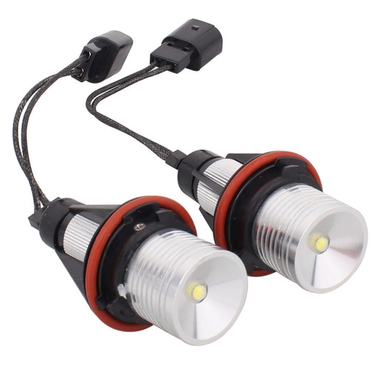 MZ E39 3W 240LM LED Super Bright Car Angel Eyes White Daytime Running Marker Light for BMW E39, DC 8-30V, 1 Pair, MZ E39