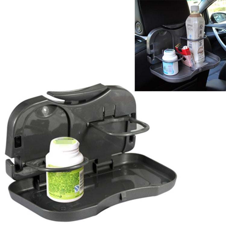 Car Rear Seat Multifunctional Folding Drink Holder, Car