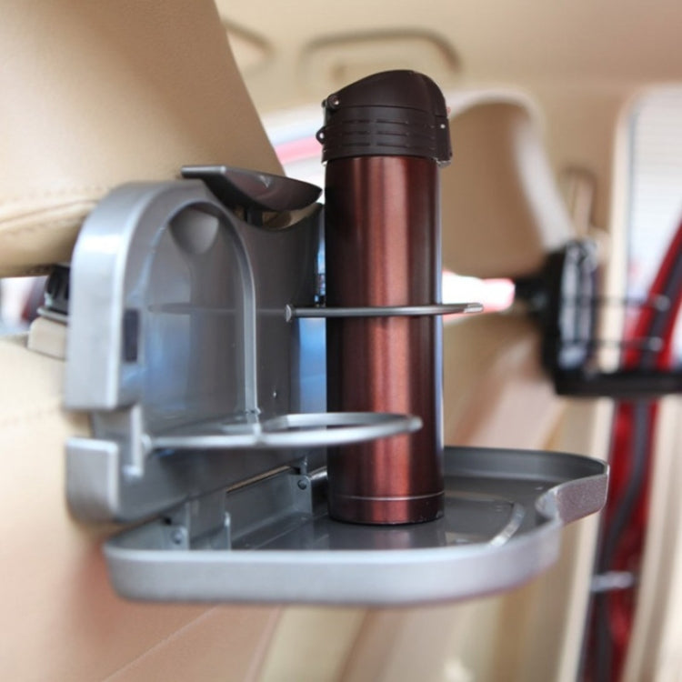 Car Rear Seat Multifunctional Folding Drink Holder, Car