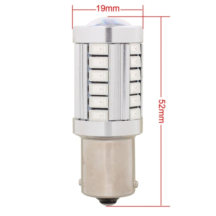 2PCS 1156/BA15S 16.5W 1155LM 630-660nm 33 LED SMD 5630 Red Light Car Brake Light Lamp Bulb for Vehicles , DC12V, 1156 Red Light, 1156 Yellow Light