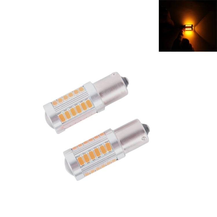 2PCS 1156/BA15S 16.5W 1155LM 630-660nm 33 LED SMD 5630 Red Light Car Brake Light Lamp Bulb for Vehicles , DC12V, 1156 Red Light, 1156 Yellow Light