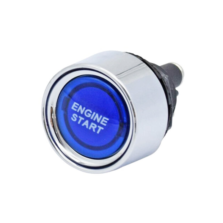 Blue Light Push Start Ignition Switch for Racing Sport , DC 12V, DC 12V(Red)