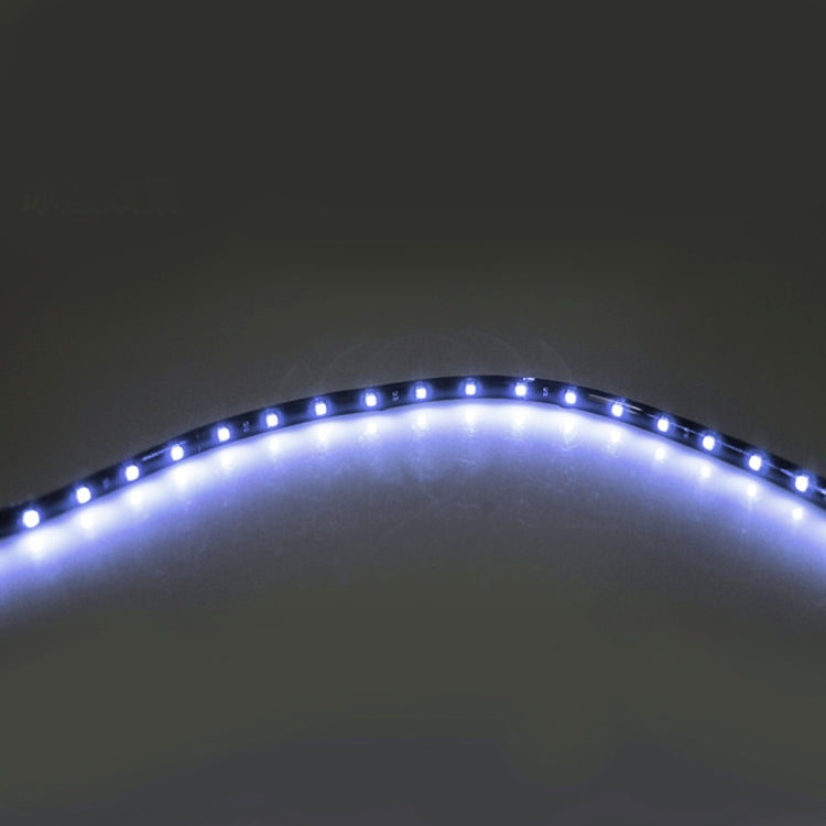 10 PCS 60cm 30 LED Waterproof Flexible Car Strip Light, DC 12V, 60cm