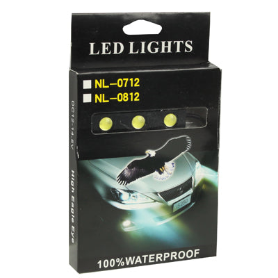 6W Waterproof Eagle Eye Magnetic White LED Light for Vehicles, NL-0712