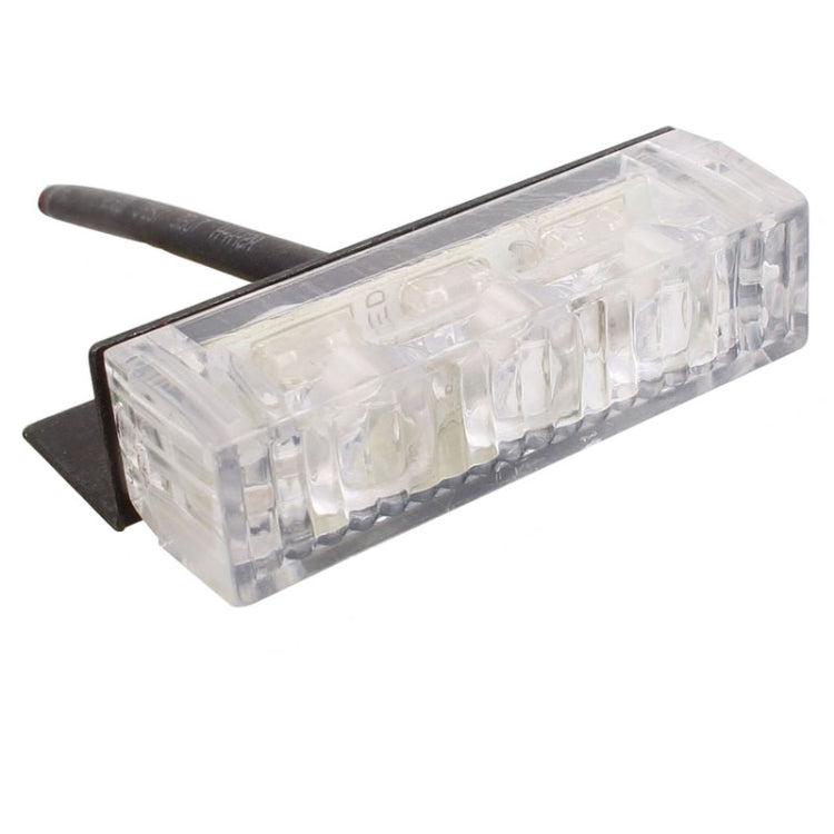 6W 450LM 6 x 3-LED Yellow Light 577nm Car Strobe Flash Warning Light Signal Lamp, DC 12V, 6W 450LM