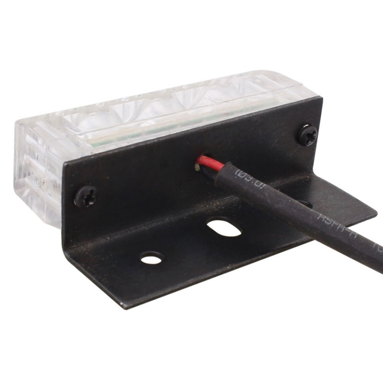 6W 450LM 6 x 3-LED Yellow Light 577nm Car Strobe Flash Warning Light Signal Lamp, DC 12V, 6W 450LM