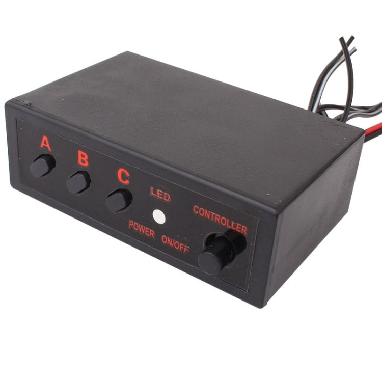 6W 450LM 6 x 3-LED Yellow Light 577nm Car Strobe Flash Warning Light Signal Lamp, DC 12V, 6W 450LM