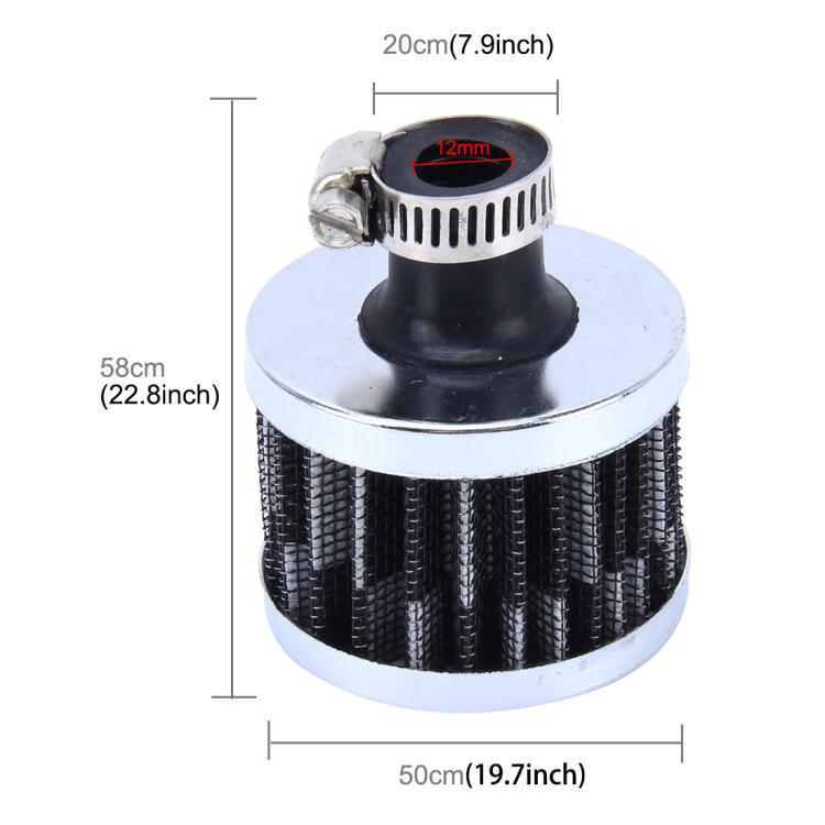 MZ 50mm Universal Mushroom Head Style Air Filter for Car, HKS 5cm (Black), MZ 5cm(Blue), MZ 5cm(Red)