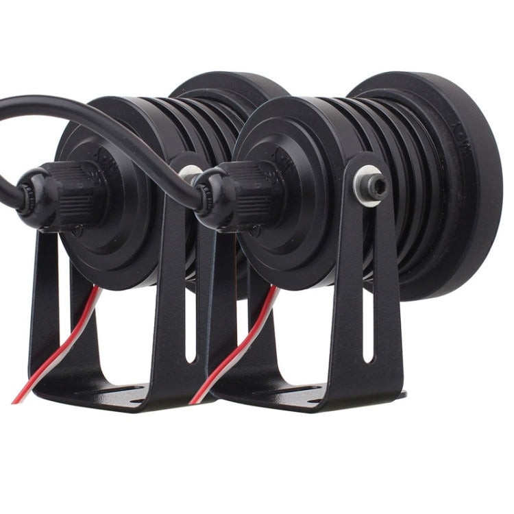 2 PCS 2.5 inch 10W 900LM White + Yellow Light 6500K Waterproof LED Eagle Eye Light for Vehicles, DC 12V, Cable Length: 20cm, 2.5 inch 10W