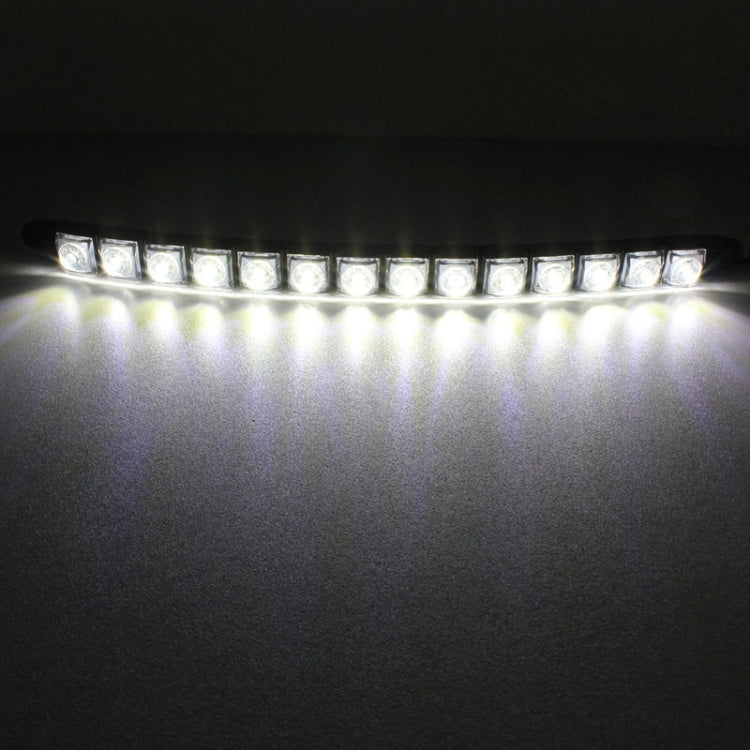 2 PCS 7W 14 LED SMD 5050 Flexible Snake LED Car Daytime Running Lights, DC 12V, 7W
