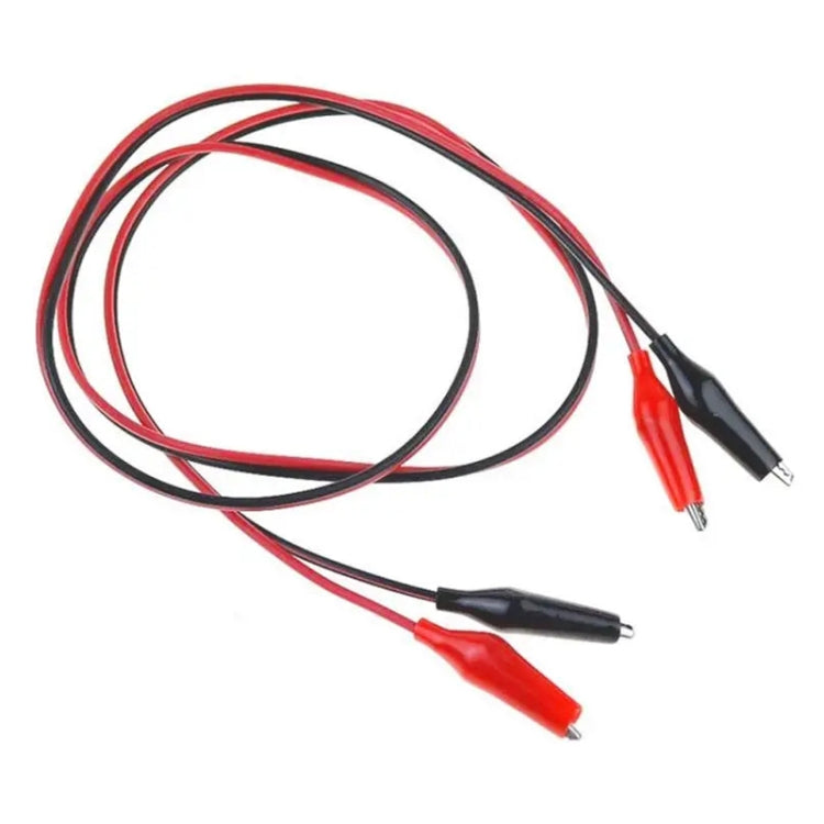 Dual End Alligator Test Lead Probe Clip Cable, Length: 75cm, 75cm